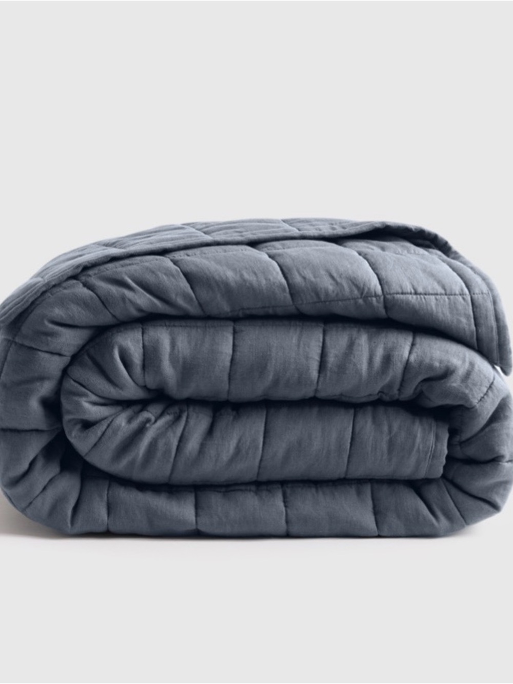 Quince European Linen Box Quilt in Nightfall